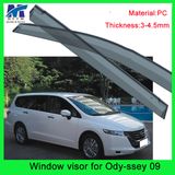 Custom Vehicle Accessories Vent Window Shade Visor for Hodna Odyssey 09