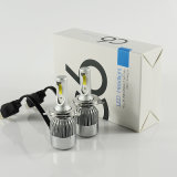C6 3800lm 30W IP68 LED Headlight for Cars, COB/ Flip Available