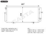 China supplier aluminum auto condenser for Subaru Impreza (00-)