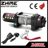 12V 4WD 4500lbs Wire Rope Electric Winch for ATV/UTV