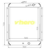 Heat Exchanger Auto Radiator for Technical Vehicle for Hyundai 80-7