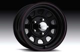 17X8 (5-139.7) Black Daytona Steel Wheel