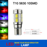 T10 10SMD 5630 W5w Canbus LED Lamp Car Side Wedge Light Automotive T10 5630 10SMD LED Light Bulbs
