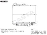 Automobile Aluminum Radiator for Isuzu Trooper AT