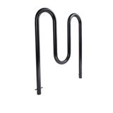 Black Powder Coated M Style Bike Rack