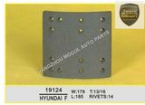 Long Lifetime Brake Lining for Japanese Truck (19124)
