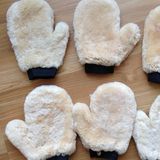 Lambs Wool Car Wash Mitt Genuine Sheepskin Car Polishing Glove