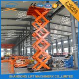 Outdoor Hydraulic Scissor Cargo Lift Elevator for Warehouse