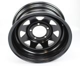 15 Inch Spoke Wheel Sport Rim Black Steel Wheel 4X4