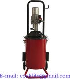 High Volume Oil Grease Manual Bucket Pump Pneumatic Operated Greaser - 12L