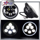 LED Headlight for Jeep Wrangler with Halo Ring