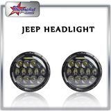 DOT SAE E-MARK Approval 7 Inch LED Headlight for Jeep, 7