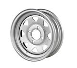 Eight Spoke Trailer Popular Steel Rims Wheels