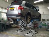 Full Rise Scissor Car Lift on Ground