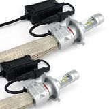 5s Luxeon Chip H4 9003 Hb2 Hi/Low Beam 50W 8000lm 6000k LED Headlight Kits for Car Fog DRL LED Replace Light Source LED Headlamp