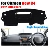 Car Dashboard Cover Mat for Citroen New C4 2012-2016 Years Right Hand Drive Dashmat Pad Dash Covers Dashboard Accessories