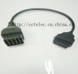 for Renault 12 Pins to OBD II 16p F Cable