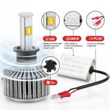 H3 40W 6000k CREE LED Headlights Conversion