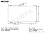 Engine parts aluminum radiator for Lancer'03-06mt