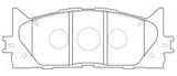 Ceramic Auto Parts Disc Brake Pad for Toyota D2270