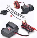 12V 2.1 Waterproof Motorcycle Scooter USB Cigarette Lighter Power Outlet Socket