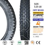 Motorbike Motorcycle Tyre Scooter Tire 3.25-18