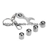 Car Wheel Tire Valve Caps Stem Air with Key Chain