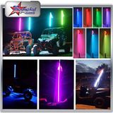 Buggy LED Light 6 Feet Longer New Design LED Pole Light with Flag, Color Changing RGB Function LED Sands Flag Antenna Light