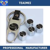 4PCS Chrome Car Logo Wheel Car Tire Valve Cap
