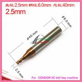 Condor-Xc-007 CNC Key Machine 2.5mm Special Milling Cutter