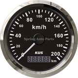 Universal Car Motorcycle 85mm Speedometer Velometer 0-200km/H with Backlight