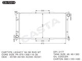 Whole Sale Auto Radiator For Subaru Legacy'94-98 Rhd MT