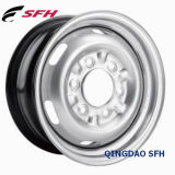Silver Steel Wheel for Passenger Car (14X6J)