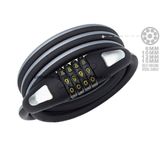 Good Quality Bicycle 4 Digit Cipher Spiral Code Lock (HLK-011)