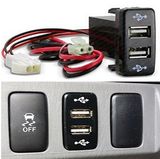 USB Vehicles Charger 5V 2 USB Port Charger