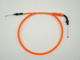 Throttle Cable for Motorcycle, Orange Motorcycle Cable for Modified Motorbike