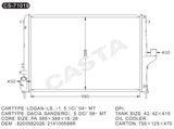 Auto Replacement Radiator for Longan (LS_) 1.5dci04-Mt