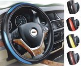 China Factory Welcome OEM White Crocodile Grain Steering Wheel Cover