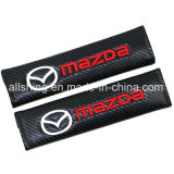Mazda Car Logo Seat Belt Carbon Covers Shoulder Pads