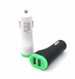 Portable Mini Dual USB 2-Ports Car Charger for iPhone and Samsung