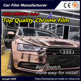New Arrival Color, Top Quality Glossy Chrome Smart Car Vinyl Wrap Vinyl Film