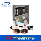 Golden LED Headlight 30W 3000lm 40W 3600lm Factory Wholesales