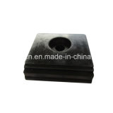 OEM Wear Resistant Silicone Fixed Block / Rubber Shock Pad with Screw Hole