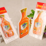 Mango Scent Hanging Bottle Shape Home Paper Air Freshener (YH-AF264)
