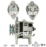 Hitach Alternator Lr180-763 12391077210 Alt32096