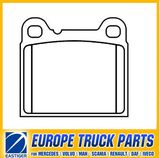 271586 Brake Pad Brake Parts for Volvo Truck Parts