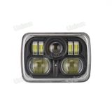 DOT 5X7 H4 12V 24V 85W Truck LED Headlight