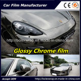 Black Glossy Chrome Film Car Vinyl Wrap Vinyl Film for Car Wrapping Car Wrap Vinyl