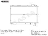 Original quality aluminum auto radiator for Camry'92-96 Vcv10 mt