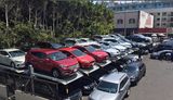 SUV Hydraulic 2 Two Post (shared column) Auto Vehicle Car Parking Lift